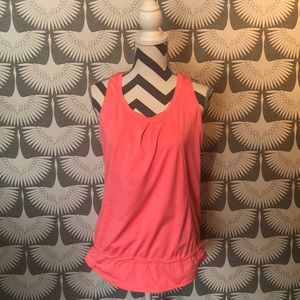 Athletic Work Out Racer Back Tank Top Small Neon